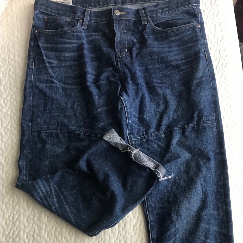 Madewell Cropped Boyfriend Jeans
